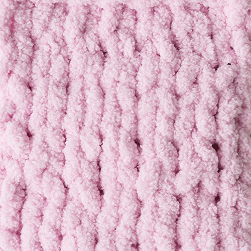 Image of Bernat Baby Blanket Yarn, 3.5oz, Super Bulky 6 Gauge - Pink - Single Ball Machine Wash & Dry (454533)