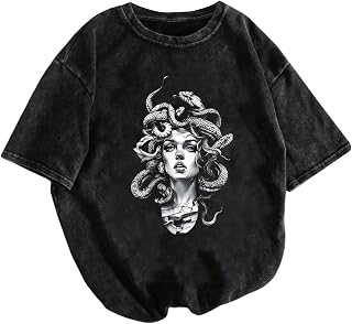 SOLY HUX Women's Graphic Tees Grunge Vintage T Shirts Summer Tops | Short Sleeve, Hip Hop, Streetwear Outfit