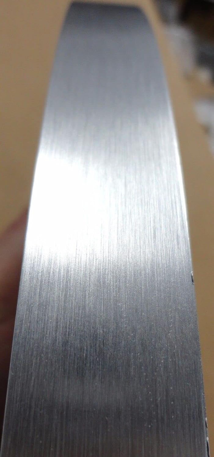 Aluminum Brushed 1MM PVC edgebanding 15/16" x 120" with PSA Peel Stick Adhesive