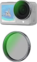 Vista 13 de NEEWER Juego de filtros ND compatible con DJI Osmo Action 3/4/5 Pro, paquete de 6 ND8+ND16+ND32+ND64+ND1000+CPL Accesorios de cámara de acción