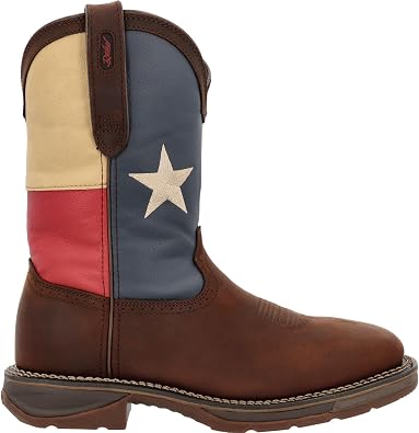 REBELTM BY DURANGO STEEL TOE TEXAS FLAG MENS WESTERN BOOTS
