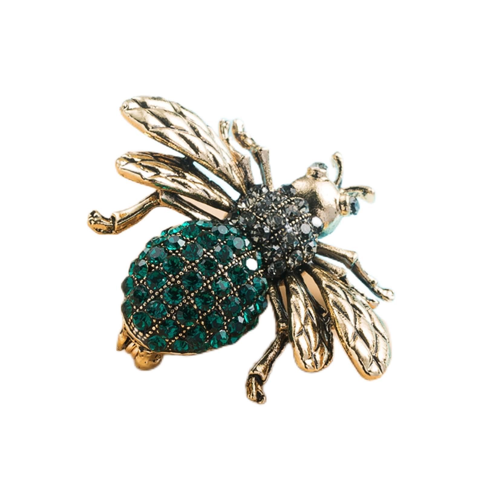 Broche de abeja para sujetar pañuelos y decorar chaquetas sin dañar 6