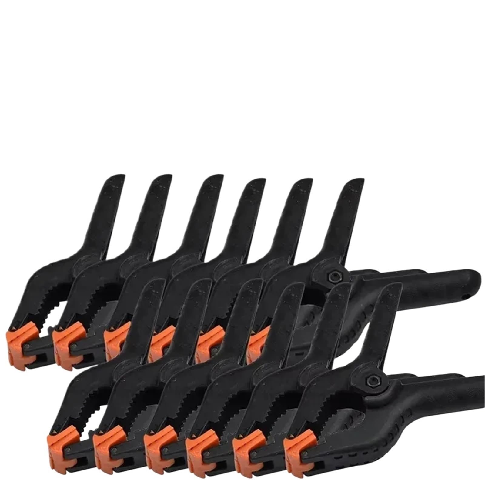 Huwoyg One Color 4/10Pcs Plastic Adjustable Woodworking Clamps For Gluing
