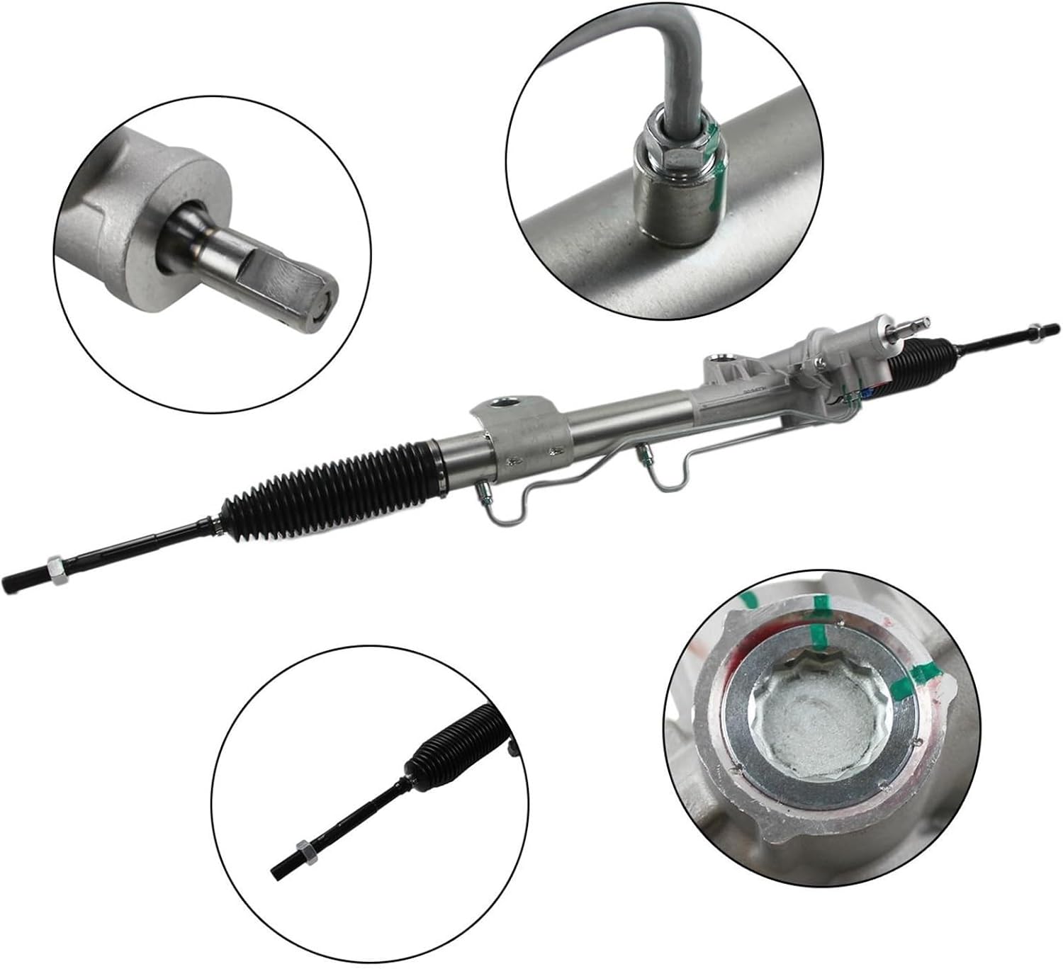 52106518AG 52106518AH 52106518AI 26-2141 Power Steering Rack And Pinion For 2002-2006 Compatible For Dodge Ram 1500 2500 3500 2WD
