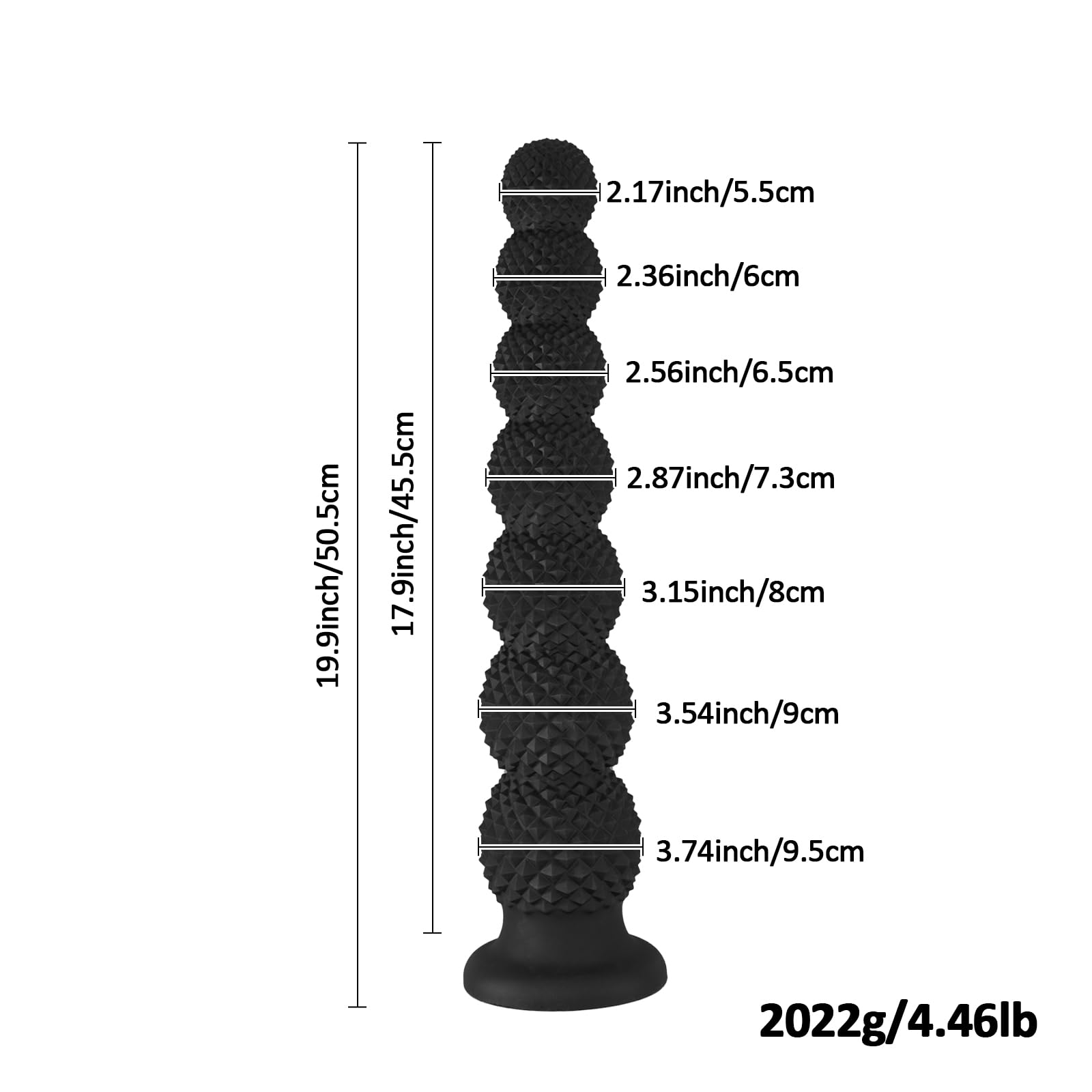 50,5cm Super Lang Riesig Dick Silikon Analkugeln Analplug