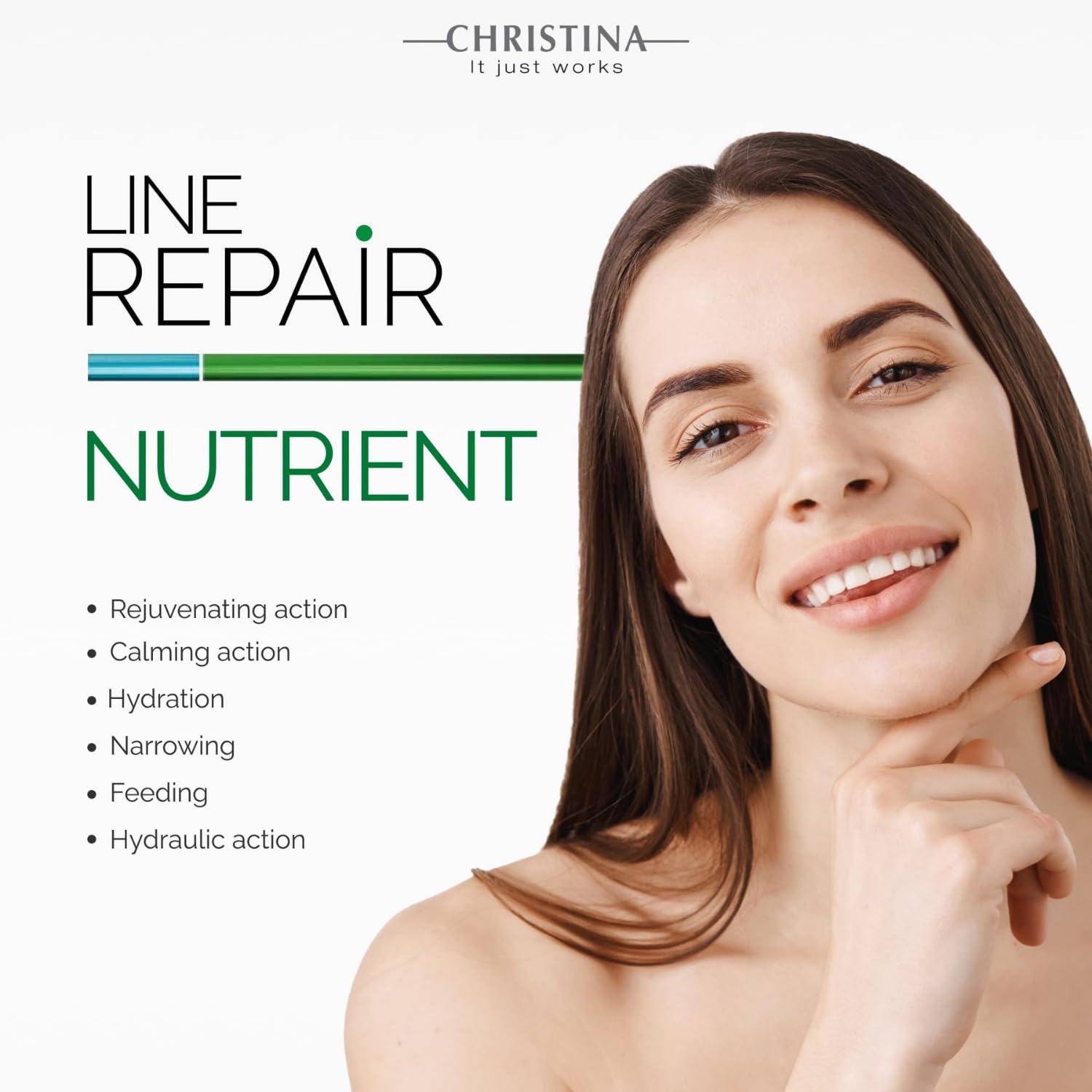 -CHRISTINA- Line Repair Bakuchiol Day Cream with SPF 15 | Face Moisturizer with Blue Light Defense, Ideal for Combination, Normal, Dry Skin | Cream For Face with Anti-Aging effect 50ml / 1.7 fl.oz - Image 4