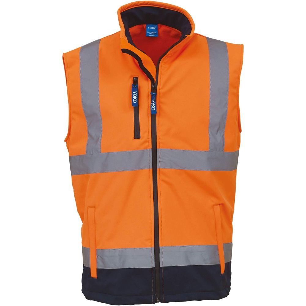 Yoko Yk050/Hv006 Gilet Softshell ad Alta visibilità Uomo