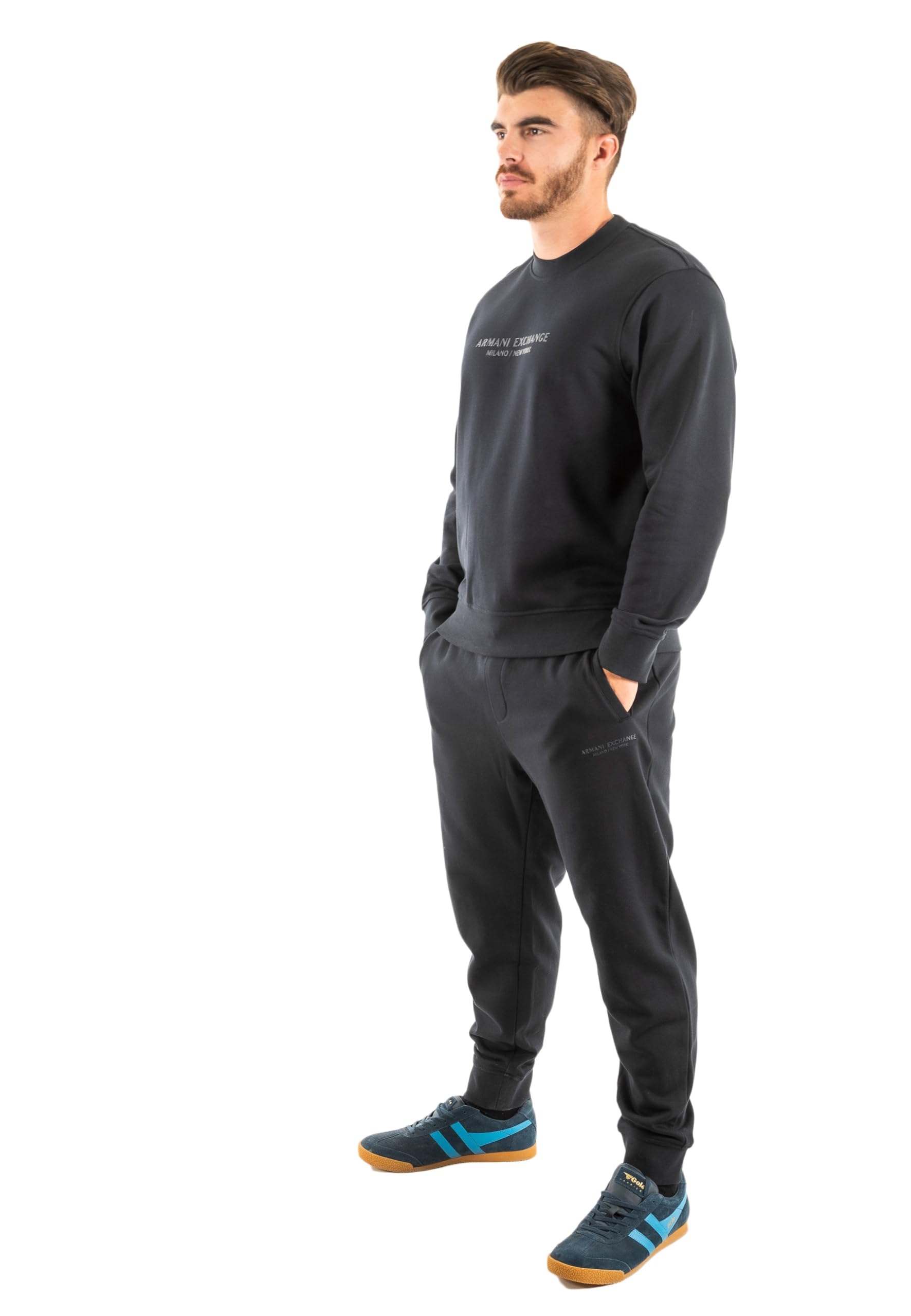 Armani Exchange Men's Crew Sweatshirt - Navy - XL