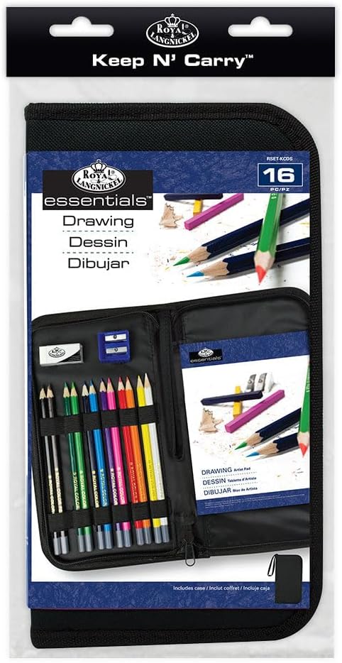 Drawing Essentials Keep N' Carry Set, Packaging May Vary