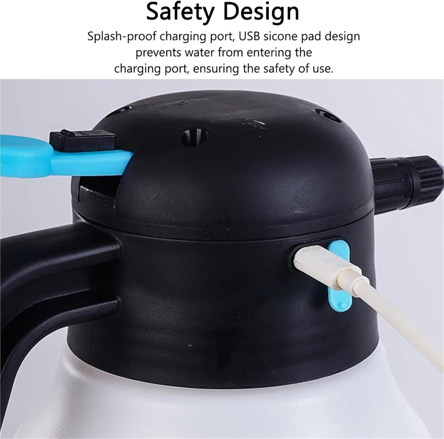 Car Wash Foam Gun, 2PCS Bottle Watering Cans Foam Sprayer 1.8L Car Washing Sprinkling Pot Manual Electric Cleaning,Foam Sprayer