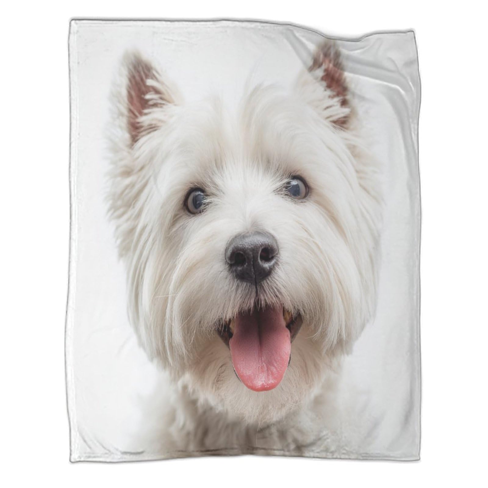 Couvertures Westie et plaid de canapé en flanelle pour les soirées cocooning en famille