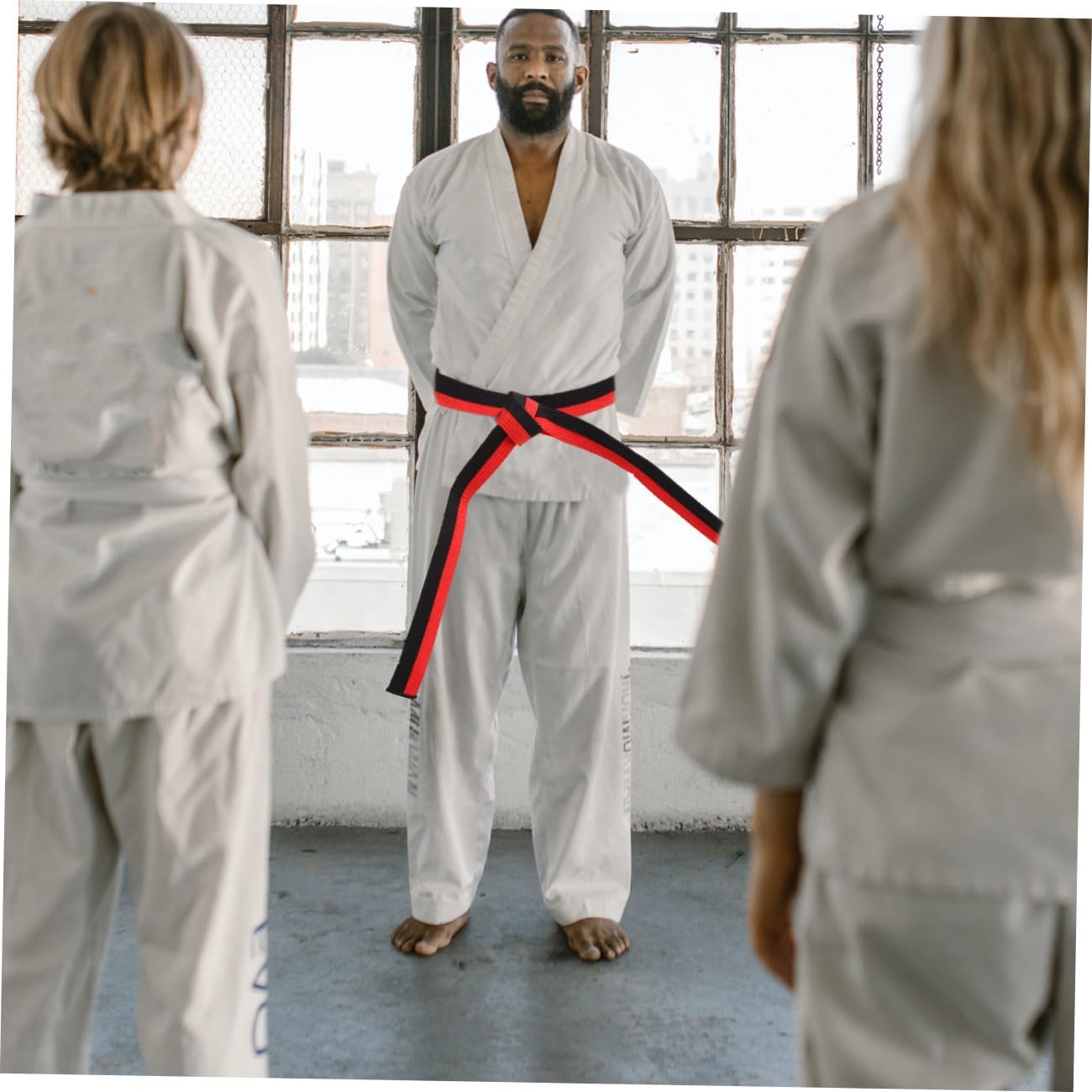 POPETPOP 6pcs Karate Belt for Youth Teens Taekwondo Uniform Martial Arts Wrist Bands