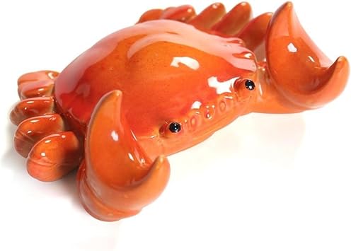 Crab Pen Holder Ceramic Pencil Holder for Phone Makeup Brush Desktop Stand
