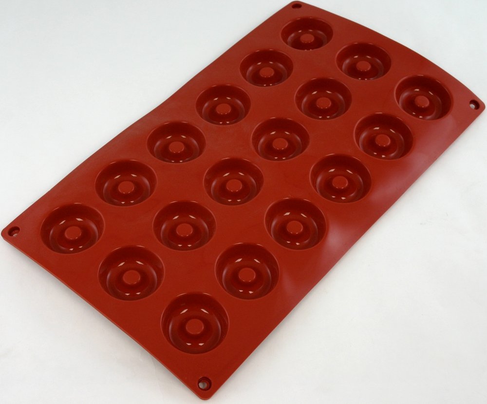 Paderno Red 47742-05 Flexipad Mini Savarin Silicone Cake Mould