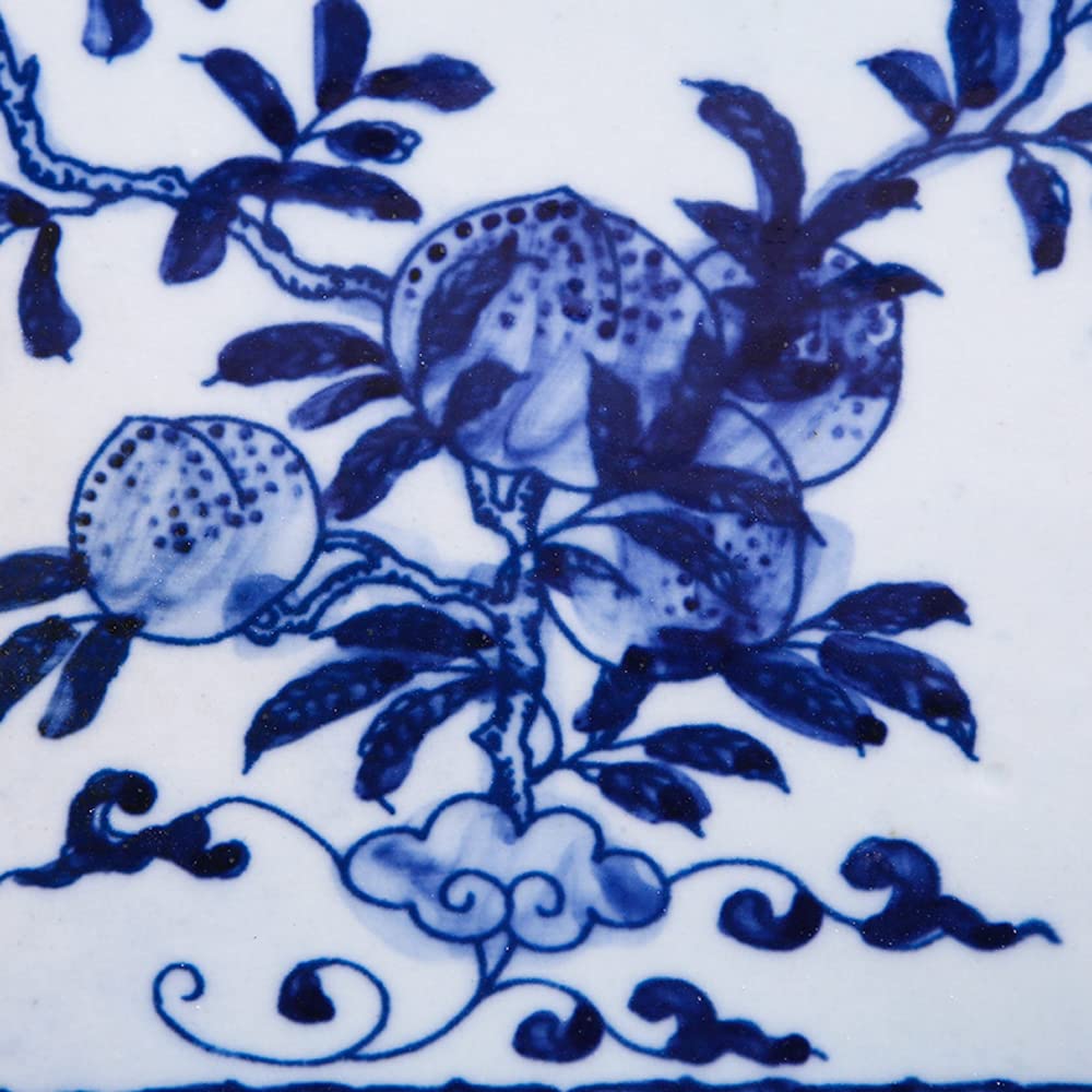 Jingdezhen ręcznie malowana niebieska i biała porcelanowa doniczka w stylu Chinoiserie Jingdezhen, duża ceramiczna doniczka do roślin w pomieszczeniach, ogrodnictwo, duża doniczka dla,