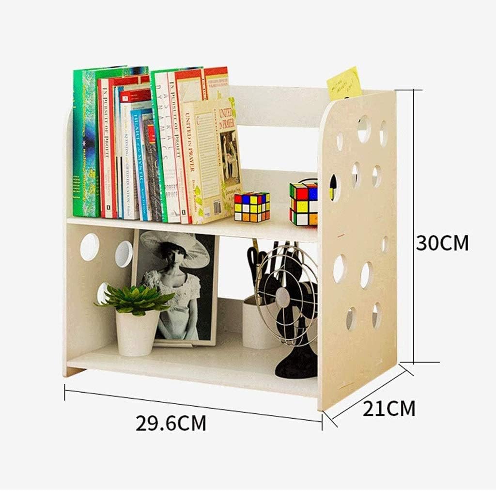 デスクトップ本棚デスクトップ本棚オーガナイザーホワイトカットアウトデザインデスクトップ本棚ステーショナリーオーガナイザーシェルフ2層デスクトップ ディスプレイシェルフラックデスクトップオーガナイザー 本棚 書架 Olbaps Com