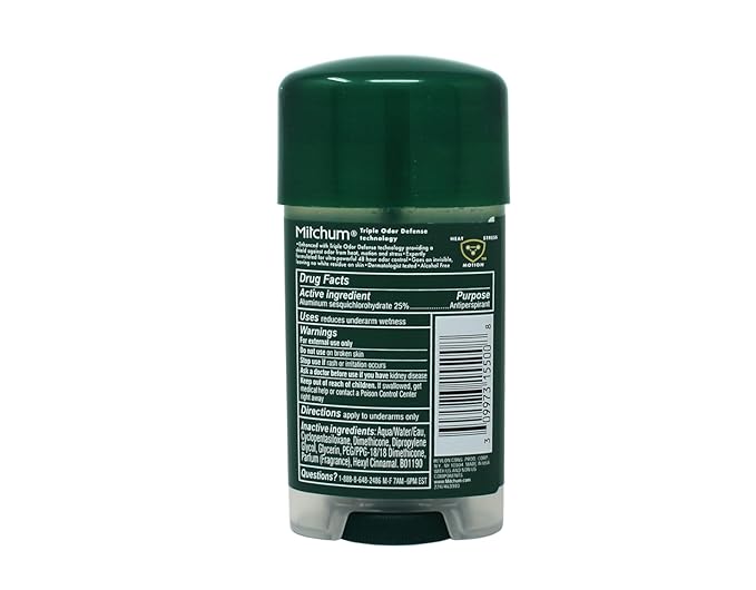 Mitchum Desodorante Antitranspirante Gel Inodoro para Hombre Pack 3 miniatura 4
