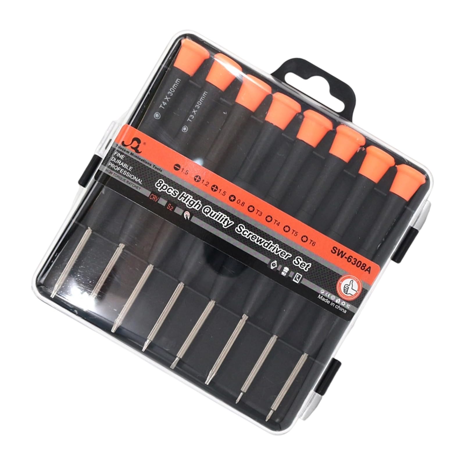 Woedpez B Duty Screwdriver Set With 8 Interchangeable It For Electronics Repair And Home Maintenance Disassembly Home Repair Screwdriver Set With Heads