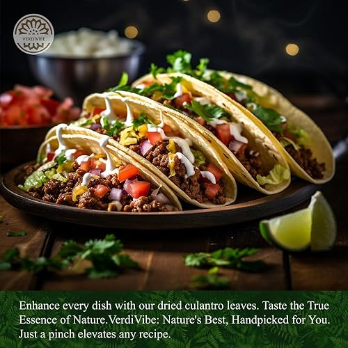 Miniatura 4 de Hojas de culantro secas de primera calidad, paquete de 1 oz (28.5 g) para un auténtico sabor asiático (A)