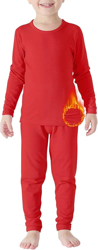 American Trends 2T-5T Toddler Thermal Underwear, 2 Piece Sets Base Layer