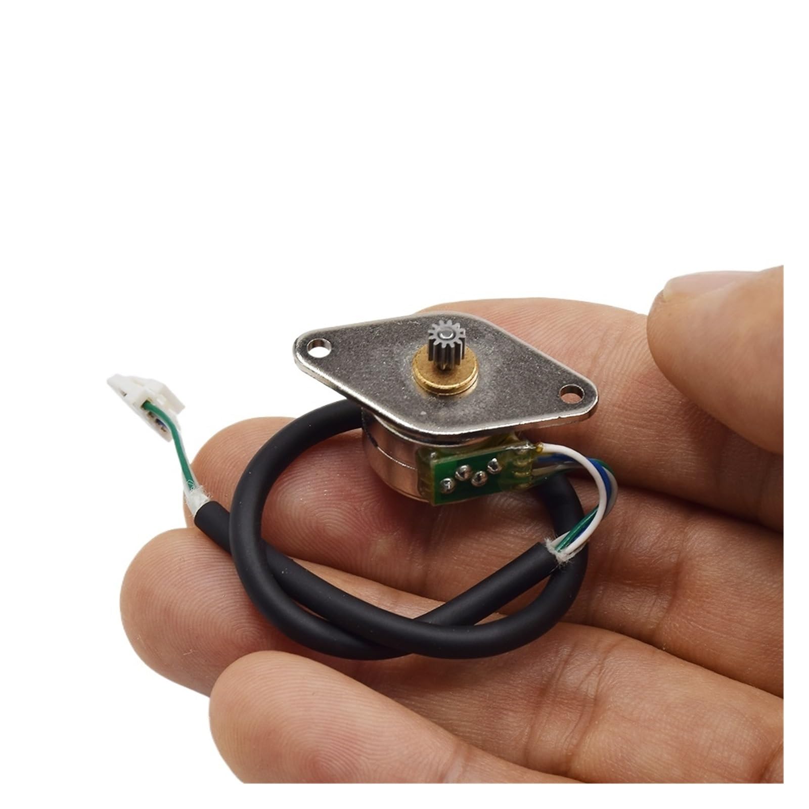 Xuro Micro 15MM Stepper Motor Mini 2-Phase 4-Wire Stepping Motor 20Ohms With Cable 12 Teeth Gear Digital Camera Gear Motor