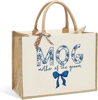 KongMoTree Bride Bag, Bride Gifts, Bridal Shower Gifts, Canvas Tote Bag, Wedding Honeymoon Gift Reusable Shoulder Bags