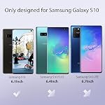 [2+2 Pack] LK designed for Samsung Galaxy S10 6.1inch, 2 Pack Flexible TPU Screen Protector and 2 Pack Camera Lens Protector [Ultrasonic Fingerprint Support] HD Clear Easy Installation