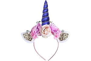 Blue Unicorn Headband: Sparkle with Enchanted Grace