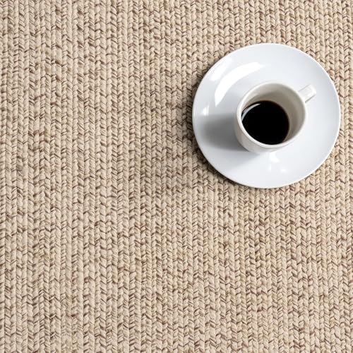nuLOOM Oval 3' x 5' Solid Hand Braided Indoor/Outdoor Area Rug, Pet-Friendly, High Traffic, Weather Resistant, for Patio, Balcony, Bedroom, Living, Dining Room, Wynn Tan by nuLOOM - Image 4