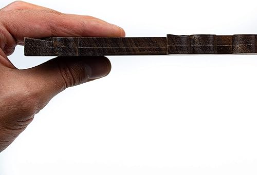 Miniatura 4 de Handcraftoria Cruz de pared de madera con adornos mejor recuerdo armenio hecho a mano regalo (marrón oscuro)