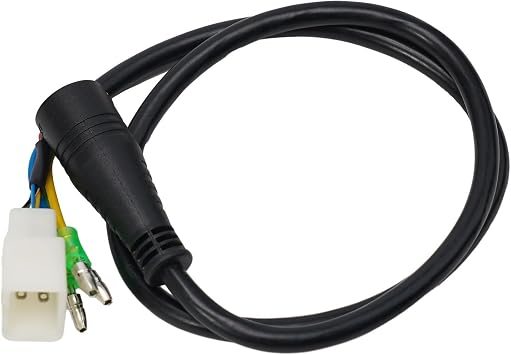 60Cm E-Bike Motor Extension Cable, 9 Pin Female Adapter Extension, Wheel Motor Extension Cable Conversion Kit For Electric Bike Female To Male Wire E-Bike Accessory