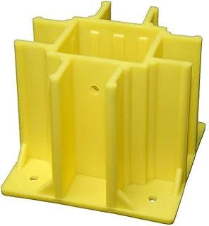 Safety Boot SB024-B Yellow OSHA Compliant Guardrail Base w/Toeboard Slots (24 Ct.)