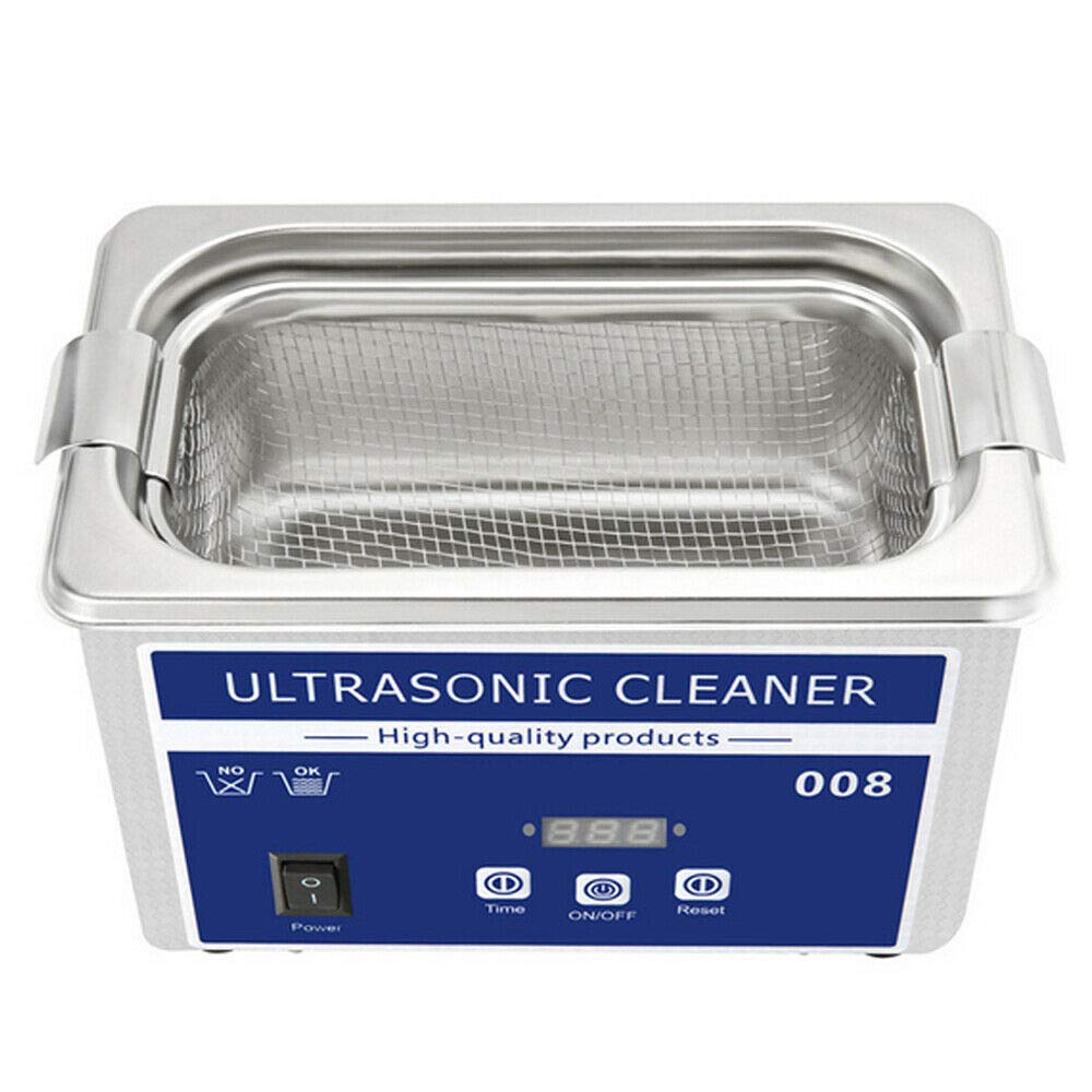 Fayelong Limpiador por ultrasonidos Cleaner Transductor Calefactor Limpiador Limpiador Limpiador + Bandeja Inox