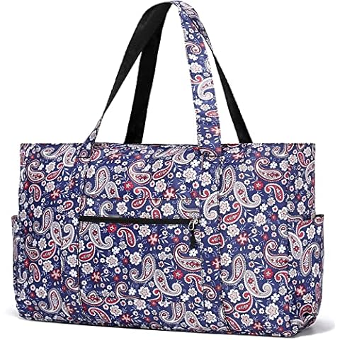 Extra Large Beach Bag and Totes for Family, XL Waterproof Pool Bag for Women with Zipper and Pockets - Great for Beach Travel Vacation Cover