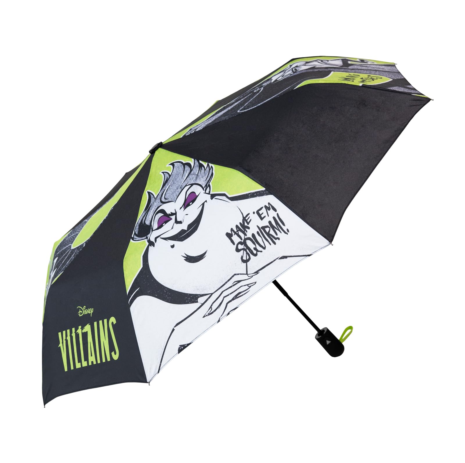 Grupo Erik Compact Umbrella - Disney Villains Gifts | Lightweight, Foldable & With Cover, Small Travel Umbrella Kids | Disney Gifts Under 20 Pounds
