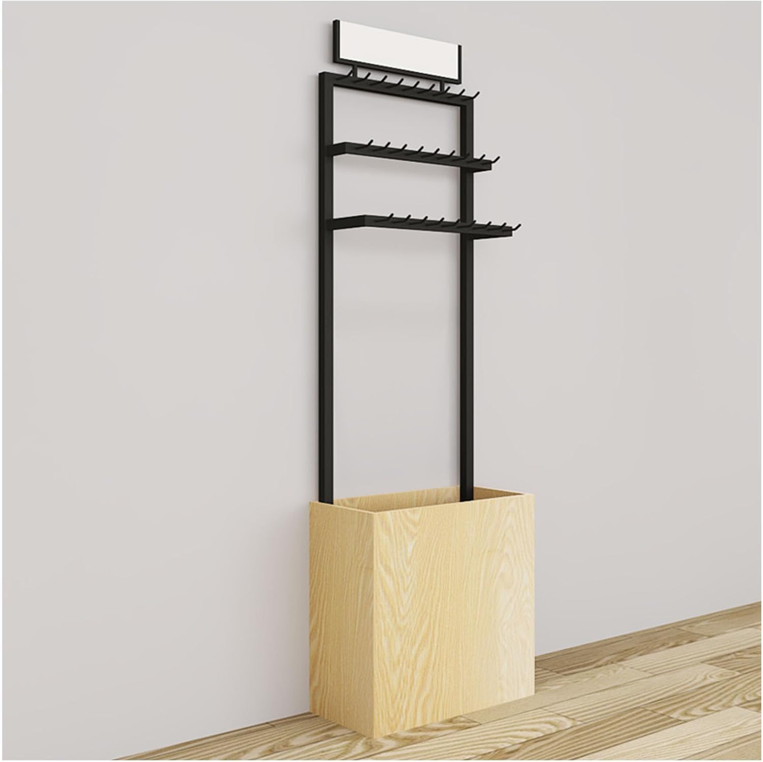 Belt Display Rack Heavy-Duty Storage Shelf Men Closet Organizer Boutique Store Scarf Stand Purse Shelf - Commercial Retail Handbag Holder Tie Rack