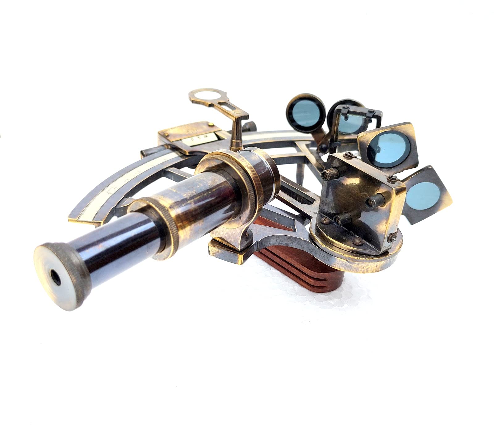 Sextant nautique de collection laiton authentique pour remplacer les copies en plastique