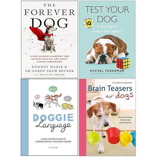 The Forever Dog, Test Your Dog, [Hardcover] Doggie Language, Brain