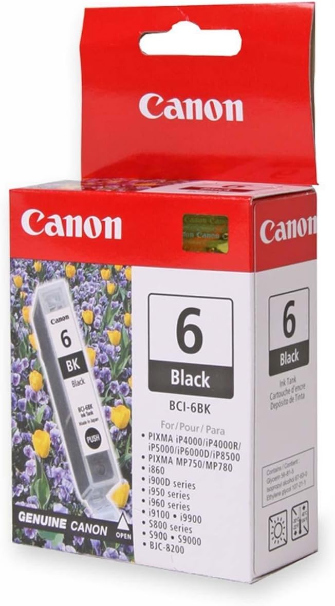 Ricambio Originale Canon 4479A002 Cartuccia Originale Canon BCI-3EBK / BCI-3BK Nero - Compatibile Con Stampanti Serie Pixma IP3000, IP4000, IP5000, MP750, MP760, MP780 Cartuccia Canon BCI-3ebk - Foto 12