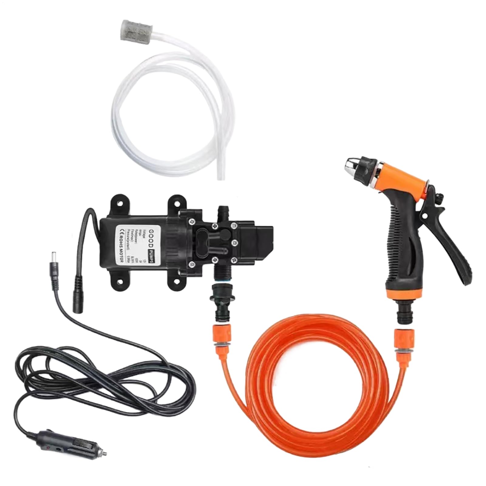 Nettoyeur haute pression pour allée de jardin et nettoyage complet de camping-car