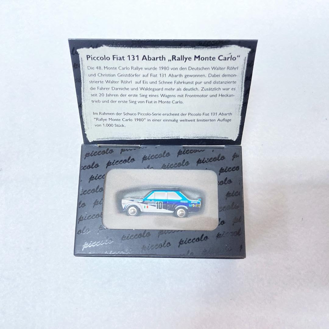 ??????? Piccolo Fiat 131 Abarto Rally Monte Carlo Limited to 1000 Units Made by Schucot, m10471411589