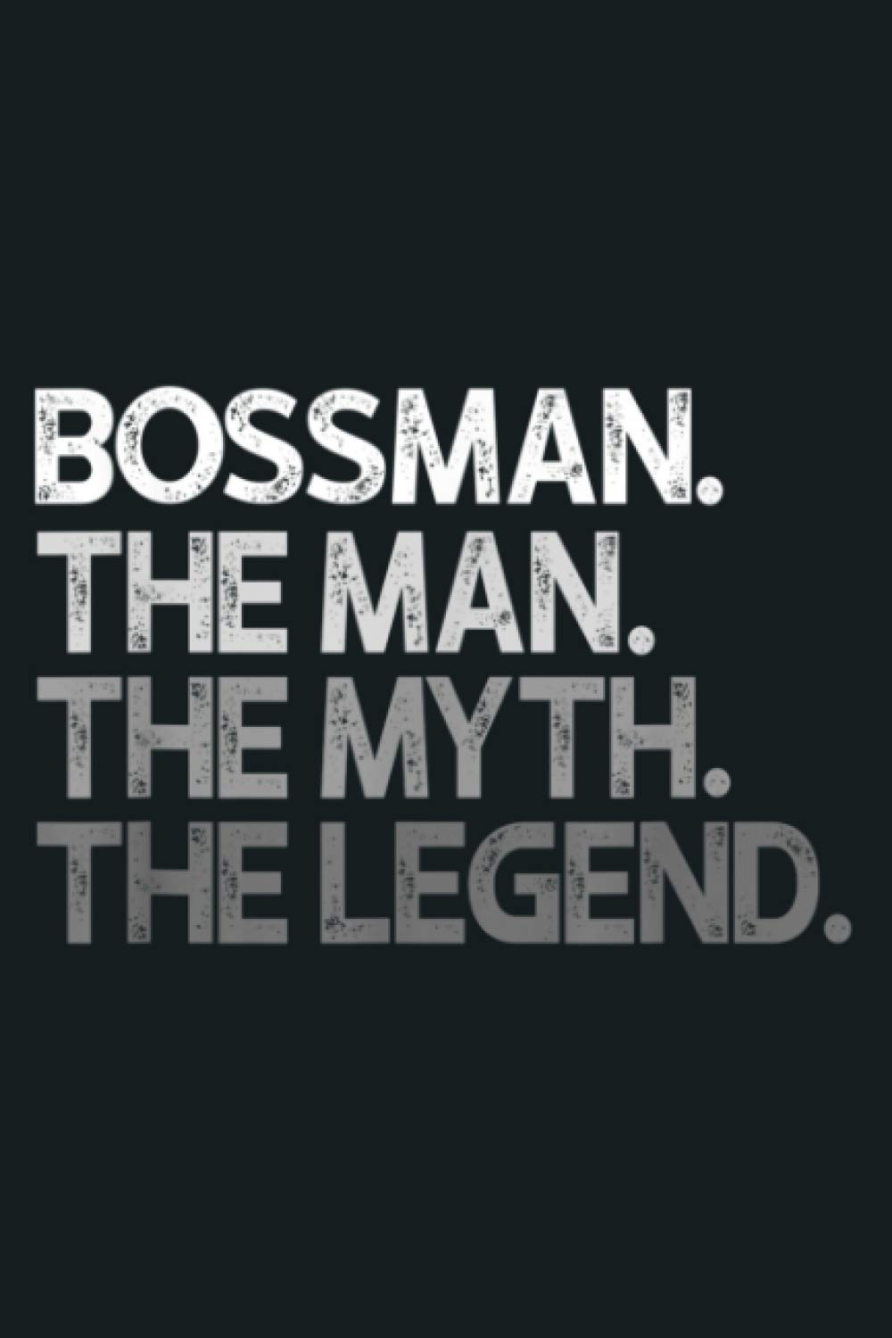 Bossman Mens Daily Planner - 6x9 inches, 114 Pages
