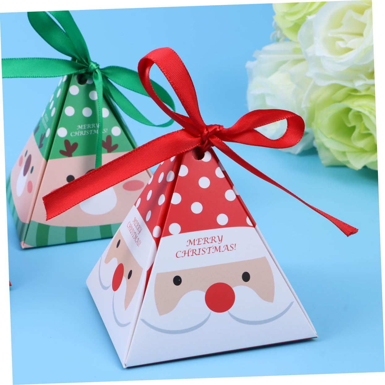 ifundom 30 Piezas Cajas de Obsequio Pequeñas para Dulces Navideños Chocolates y Golosinas para Cajas de Dulces Navideños de Obsequio Navideñas para Fiestas de Navidad