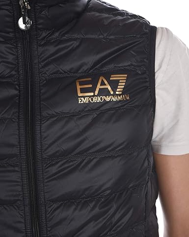 black ea7 bodywarmer