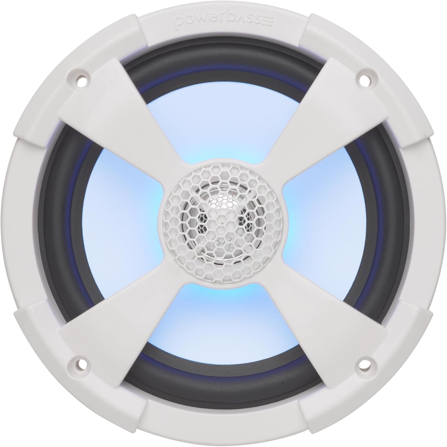 PowerBass XL-62M - 6.5" Marine Coaxial Speakers with RGB LED - Pair