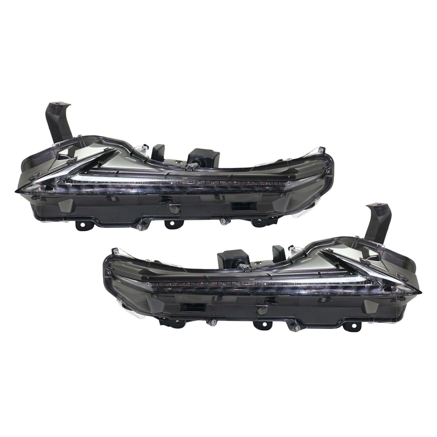 XIOUMAAN Driving Light Set for Lexus for NX200t 2015-2017 for NX300 2018-2021 for NX300h 2015-2021 Left and Right Clear-Lens LX2562102C 8161078050 16548224 LX2562102 8162078050 LX2563102C LX2563102