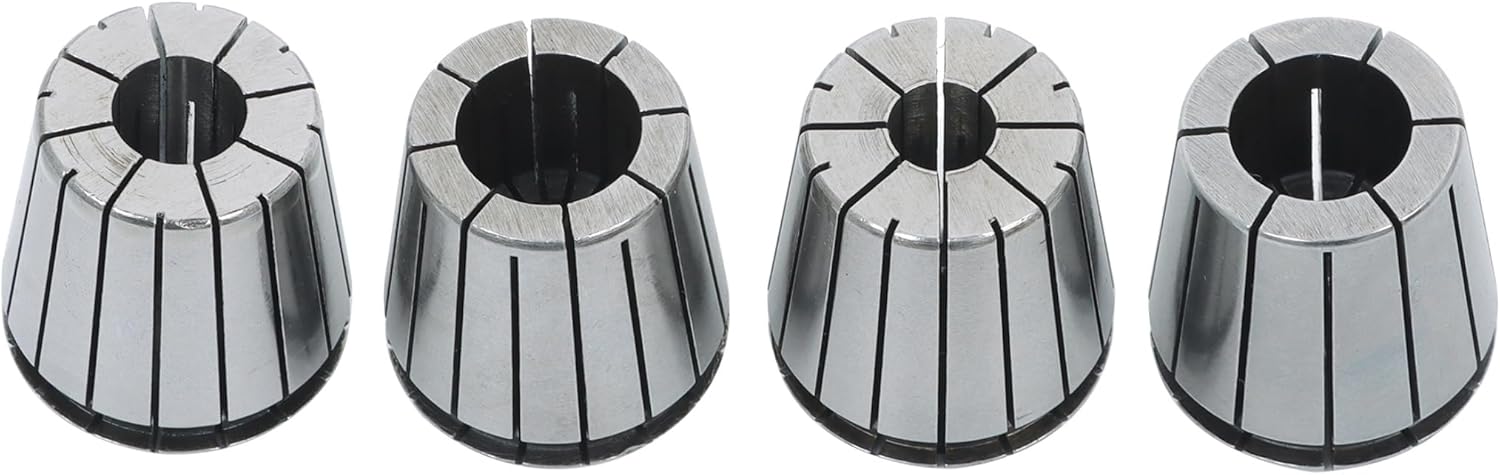 24Pcs ER40 Collet Set Metric Size Accuracy Spring Clamping Collets 3-26 mm for Milling Lathe Tool