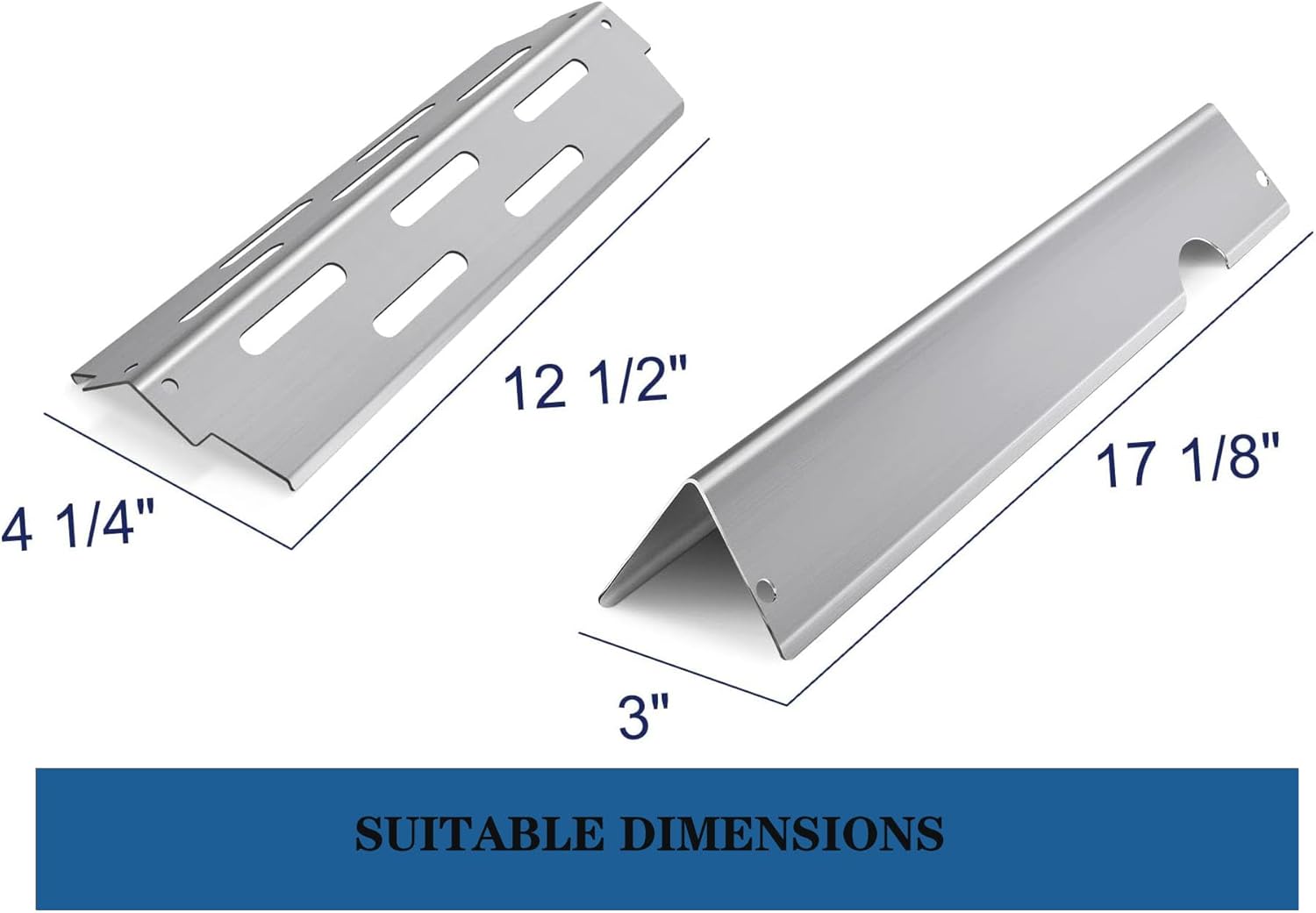 Genesis ii Flavorizer Bars Heat Deflector Grill Replacement Part for Weber Genesis 2 Grill Parts GS4 Flavor Bars II/Lx 300 Series ii E-310 ii S-310 ii SE-310 E-315 S-335 Weber 66795 66032 66685 66040