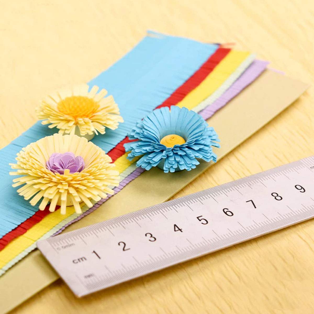 Woohome 143 Pz Carta Quilling Kit Quilling Carta Fiore 12 Stile Fiori di Carta Paper Quilling Craft Kit Quilling Strisce di Carta per Creazioni Artigianali, Scrapbooking