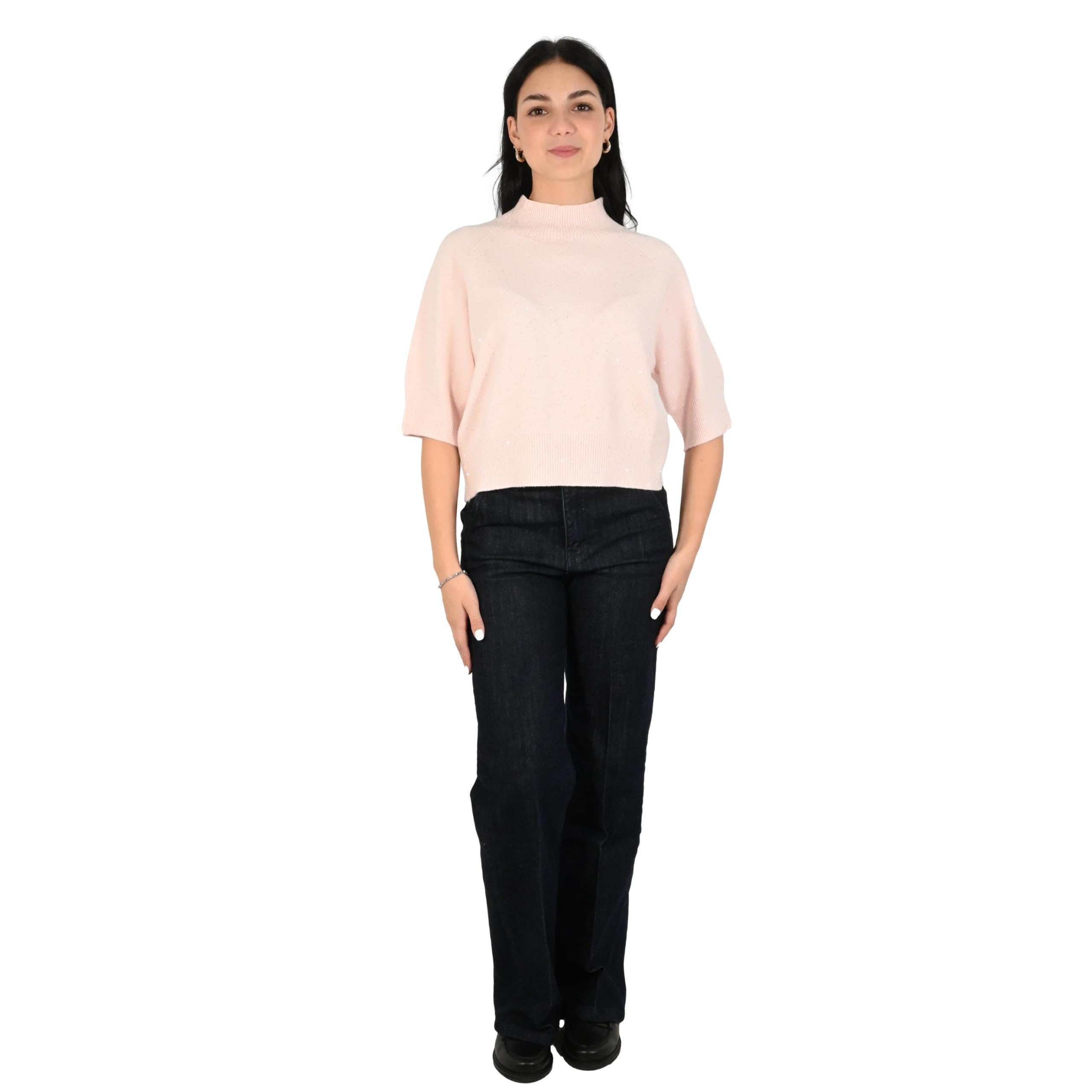 Kontatto maglia donna rosa confetto 3M1746C